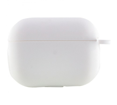 Силіконовий футляр New з карабіном для навушників Airpods Pro Білий / White Силіконовий футляр New з карабіном для навушників Airpods Pro Білий / White