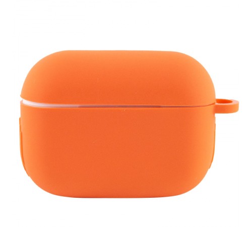 Силіконовий футляр New з карабіном для навушників Airpods Pro Помаранчевий / Kumquat Силіконовий футляр New з карабіном для навушників Airpods Pro Помаранчевий / Kumquat