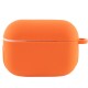 Силіконовий футляр New з карабіном для навушників Airpods Pro Помаранчевий / Kumquat