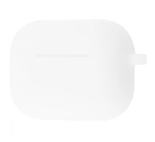 Силіконовий футляр New з карабіном для навушників Airpods Pro Білий / Luminescent White