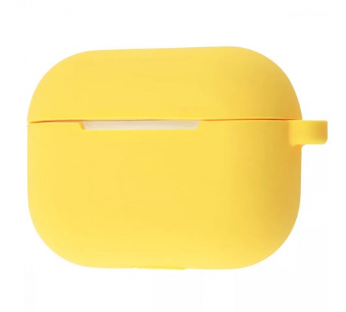 Силіконовий футляр New з карабіном для навушників Airpods Pro Жовтий / Canary Yellow Силіконовий футляр New з карабіном для навушників Airpods Pro Жовтий / Canary Yellow