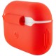 Силіконовий футляр New з карабіном для навушників Airpods Pro Червоний / Red