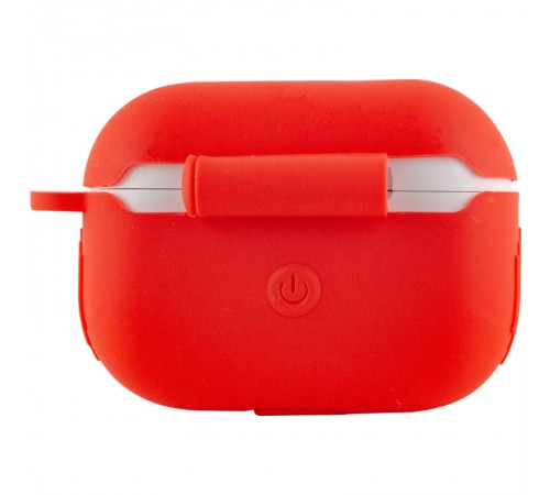Силіконовий футляр New з карабіном для навушників Airpods Pro Червоний / Red Силіконовий футляр New з карабіном для навушників Airpods Pro Червоний / Red