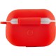 Силіконовий футляр New з карабіном для навушників Airpods Pro Червоний / Red