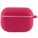 Силіконовий футляр New з карабіном для навушників Airpods Pro Червоний / Rose Red