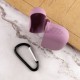 Силіконовий футляр New з карабіном для навушників Airpods Pro Ліловий / Lilac Pride
