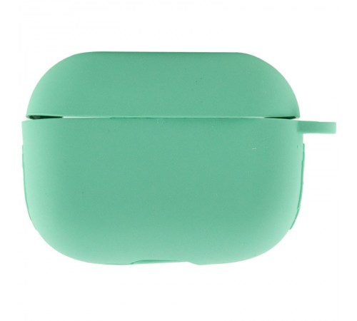 Силіконовий футляр New з карабіном для навушників Airpods Pro М'ятний / Mint Силіконовий футляр New з карабіном для навушників Airpods Pro М'ятний / Mint