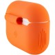 Силіконовий футляр New з карабіном для навушників Airpods Pro Помаранчевий / Apricot