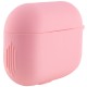Силіконовий футляр New з карабіном для навушників Airpods Pro Рожевий / Light pink