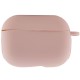 Силіконовий футляр New з карабіном для навушників Airpods Pro Рожевий / Pink Sand