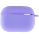 Силіконовий футляр New з карабіном для навушників Airpods Pro Бузковий / Dasheen