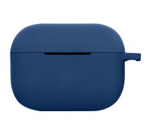 Силіконовий футляр New з карабіном для навушників Airpods Pro Темно-синій / Midnight blue