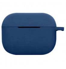 Силіконовий футляр New з карабіном для навушників Airpods Pro Темно-синій / Midnight blue