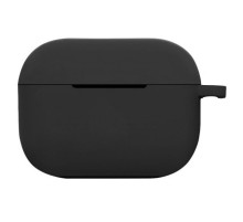 Силіконовий футляр New з карабіном для навушників Airpods Pro Чорний / Black
