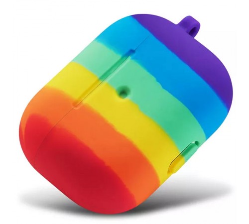 Силіконовий футляр Colorfull для навушників AirPods Pro Фіолетовий / Червоний Силіконовий футляр Colorfull для навушників AirPods Pro Фіолетовий / Червоний