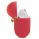 Силіконовий футляр Colorfull для навушників AirPods Pro Фіолетовий / Червоний