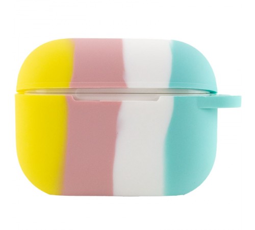 Силіконовий футляр Colorfull для навушників AirPods Pro Жовтий / Бірюзовий Силіконовий футляр Colorfull для навушників AirPods Pro Жовтий / Бірюзовий
