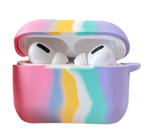 Силіконовий футляр Colorfull для навушників AirPods Pro Рожевий / Блакитний Силіконовий футляр Colorfull для навушників AirPods Pro Рожевий / Блакитний