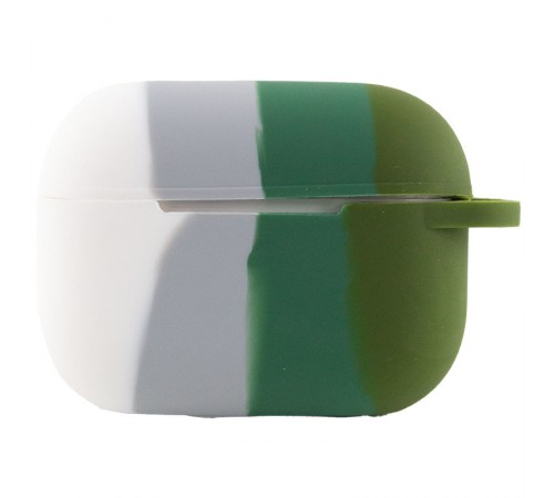 Силіконовий футляр Colorfull для навушників AirPods Pro Білий / Зелений Силіконовий футляр Colorfull для навушників AirPods Pro Білий / Зелений