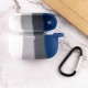 Силіконовий футляр Colorfull для навушників AirPods Pro Білий / Синій