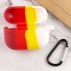 Силіконовий футляр Colorfull для навушників AirPods Pro Червоний / Білий