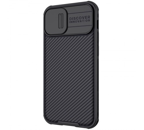 Карбонова накладка Nillkin CamShield Pro для Apple iPhone 13 / 14 (6.1") Black