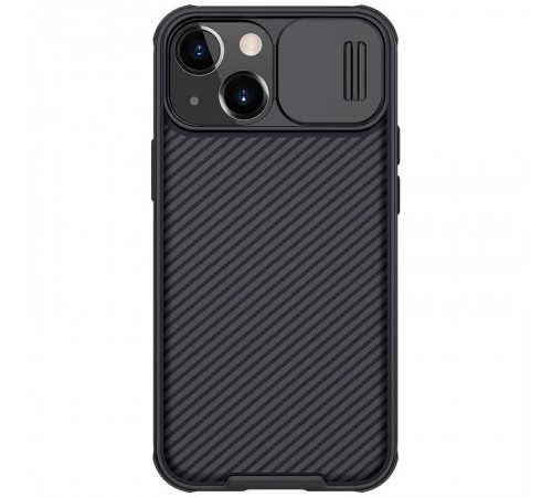 Карбонова накладка Nillkin CamShield Pro для Apple iPhone 13 / 14 (6.1") Black