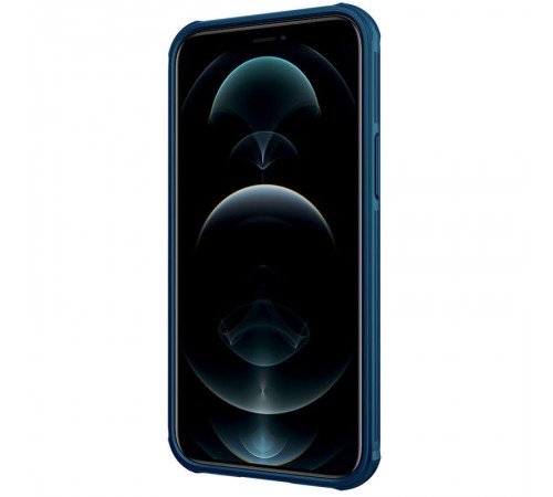 Карбонова накладка Nillkin CamShield Pro для Apple iPhone 13 / 14 (6.1") Blue Карбонова накладка Nillkin CamShield Pro для Apple iPhone 13 / 14 (6.1") Blue