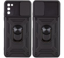 Ударостійкий чохол Camshield Serge Ring для Samsung Galaxy A03s Чорний