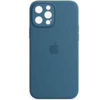 Чохол Silicone Case Full Camera Protective (AA) для Apple iPhone 13 Pro (6.1") Синій / Blue Jay