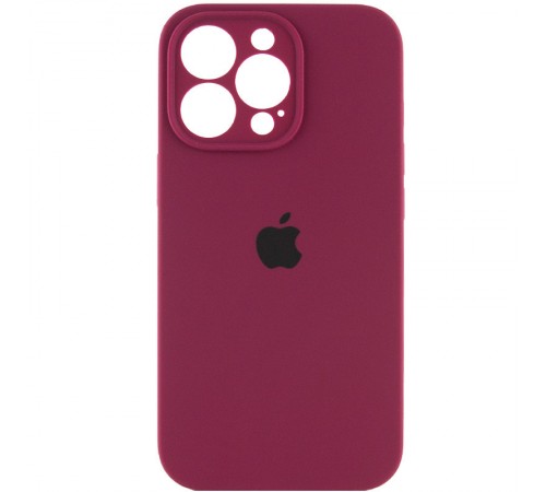 Чохол Silicone Case Full Camera Protective (AA) для Apple iPhone 13 Pro (6.1") Бордовий / Maroon Чохол Silicone Case Full Camera Protective (AA) для Apple iPhone 13 Pro (6.1") Бордовий / Maroon