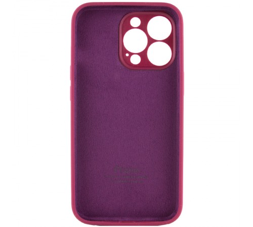 Чохол Silicone Case Full Camera Protective (AA) для Apple iPhone 13 Pro (6.1") Бордовий / Maroon Чохол Silicone Case Full Camera Protective (AA) для Apple iPhone 13 Pro (6.1") Бордовий / Maroon