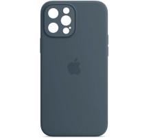 Чохол Silicone Case Full Camera Protective (AA) для Apple iPhone 13 Pro (6.1") Синій / Abyss Blue