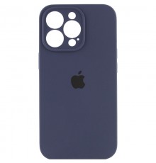 Чохол Silicone Case Full Camera Protective (AA) для Apple iPhone 13 Pro (6.1") Темно-синій / Midnight blue / PVH
