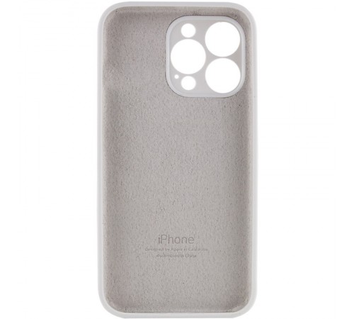 Чохол Silicone Case Full Camera Protective (AA) для Apple iPhone 13 Pro (6.1") Білий / White / PVH Чохол Silicone Case Full Camera Protective (AA) для Apple iPhone 13 Pro (6.1") Білий / White / PVH