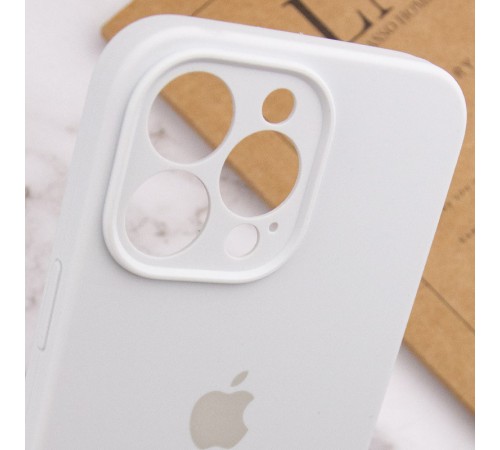 Чохол Silicone Case Full Camera Protective (AA) для Apple iPhone 13 Pro (6.1") Білий / White / PVH Чохол Silicone Case Full Camera Protective (AA) для Apple iPhone 13 Pro (6.1") Білий / White / PVH