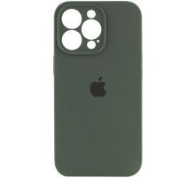 Чохол Silicone Case Full Camera Protective (AA) для Apple iPhone 13 Pro (6.1") Зелений / Cyprus Green