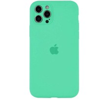 Чохол Silicone Case Full Camera Protective (AA) для Apple iPhone 13 Pro (6.1") Зелений / Spearmint