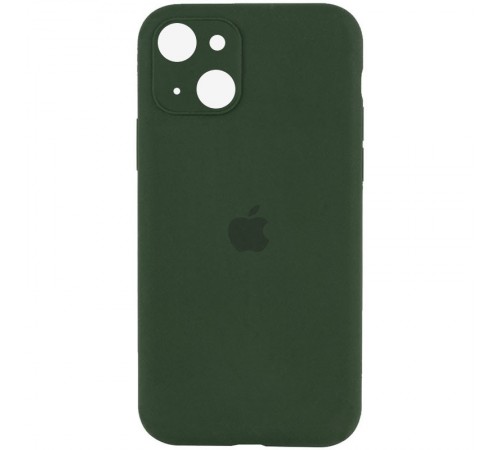 Чохол Silicone Case Full Camera Protective (AA) для Apple iPhone 13 (6.1") Зелений / Dark green Чохол Silicone Case Full Camera Protective (AA) для Apple iPhone 13 (6.1") Зелений / Dark green