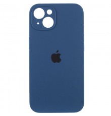 Чохол Silicone Case Full Camera Protective (AA) для Apple iPhone 13 (6.1") Синій / Abyss Blue