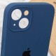 Чохол Silicone Case Full Camera Protective (AA) для Apple iPhone 13 (6.1") Синій / Abyss Blue