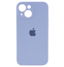 Чохол Silicone Case Full Camera Protective (AA) для Apple iPhone 13 (6.1") Блакитний / Lilac Blue / PVH