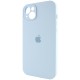 Чохол Silicone Case Full Camera Protective (AA) для Apple iPhone 13 (6.1") Блакитний / Sweet Blue / PVH