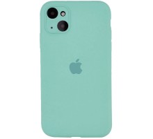 Чохол Silicone Case Full Camera Protective (AA) для Apple iPhone 13 (6.1") Бірюзовий / Ice Blue