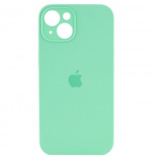 Чохол Silicone Case Full Camera Protective (AA) для Apple iPhone 13 (6.1") Зелений / Spearmint