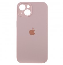 Чохол Silicone Case Full Camera Protective (AA) для Apple iPhone 13 (6.1") Рожевий / Chalk Pink / PVH