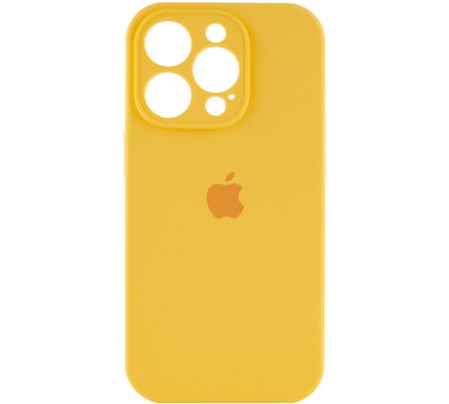 Чохол Silicone Case Full Camera Protective (AA) для Apple iPhone 13 Pro Max (6.7") Жовтий / Sunflower Чохол Silicone Case Full Camera Protective (AA) для Apple iPhone 13 Pro Max (6.7") Жовтий / Sunflower