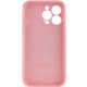 Чохол Silicone Case Full Camera Protective (AA) для Apple iPhone 13 Pro Max (6.7") Рожевий / Light pink / PVH