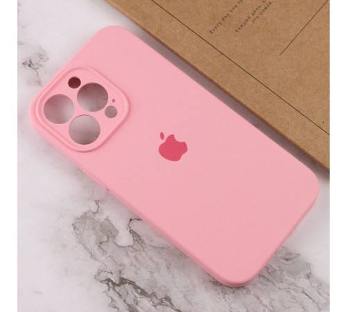 Чохол Silicone Case Full Camera Protective (AA) для Apple iPhone 13 Pro Max (6.7") Рожевий / Light pink / PVH Чохол Silicone Case Full Camera Protective (AA) для Apple iPhone 13 Pro Max (6.7") Рожевий / Light pink / PVH