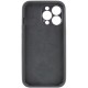 Чохол Silicone Case Full Camera Protective (AA) для Apple iPhone 13 Pro Max (6.7") Сірий / Dark Gray / PVH